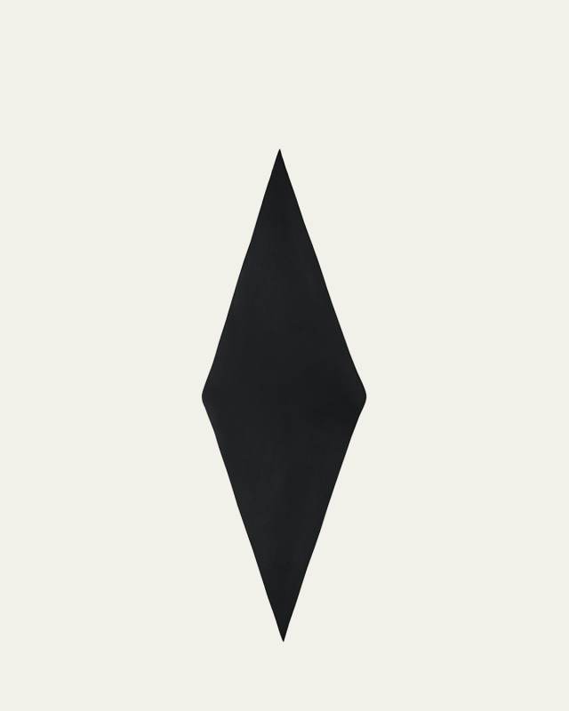 Trapezoid Cashmere Silk Scarf